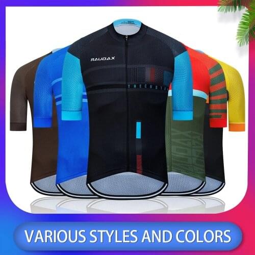 RAUDAX Cycling jersey breathable bicycle clothing Ropa Ciclismo men summer quick-drying bike wear clothes triathlon sweatshirt