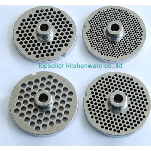 Top quality stainless steel 32# electric meat grinder plate,food grinder replacement plate with hub