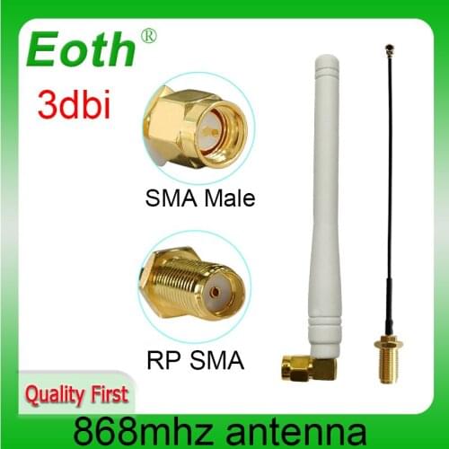 868mhz antenna lora 915mhz antena sma connector rp-sma cable 868 915 mhz lorawan module transiver receiver signal router lte gsm