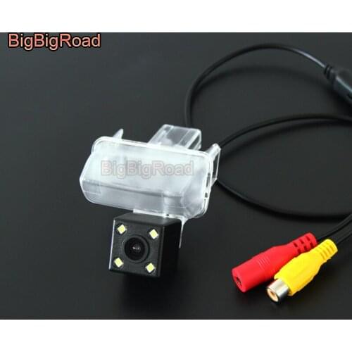 BigBigRoad For toyota Camry EZ Car Rear View Reverse Backup Camera HD CCD Night Vision parking camera waterproof RCA Connector