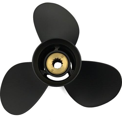 Boat Propeller 11 1/8x13 for Mercury 25HP-60HP 3 Blades Aluminum 13 Tooth RH OEM NO: 48-855858A5 11.125x13