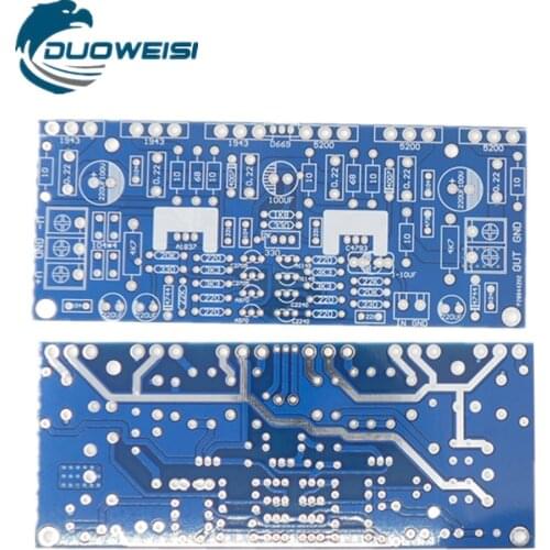 Mono 300W Power Amplifier Board 1943+5200 High Power Amplifier Board PCB Empty Version DIY Product