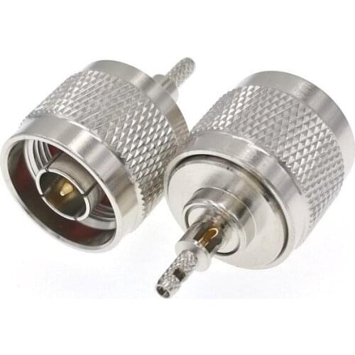 N Male Straight Crimp RG174 RG178 RG316 RG188 RF Connector High Quality