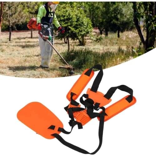 Trimmer Shoulder Strap Lawn Mower Harness Strap Double Shoulder Nylon Belt for Brush Cutter Garden Tool Accessories