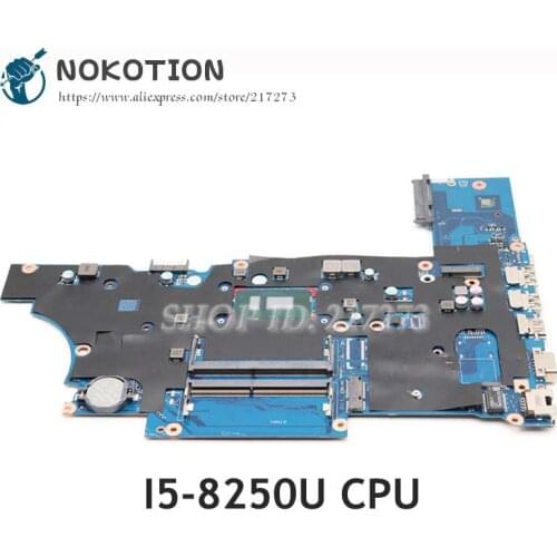 NOKOTION L00829-001 DA0X8CMB6E0 For HP Probook 450 G5 laptop motherboard SR3LA I5-8250U CPU GMA UHD 620