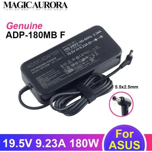 Genuine For ASUS 19.5V 9.23A AC Adapter Charger ADP-180MB F Power Supply For ASUS ROG Gaming Series Laptop G750JW G750JX G750JZ