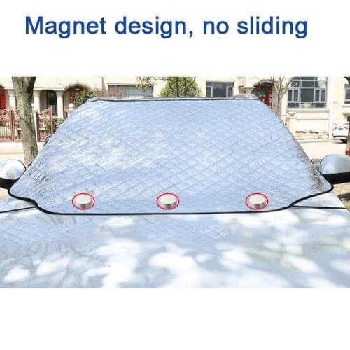 Car Front Windshield Cover Sun Shades147*116cm UV Protection Shield Car Anti Ice Visor Snow Cover Summer Windshield Cover
