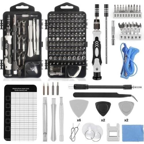 WOZOBUY Professional Precision Screwdriver Set Mens DIY Tools, 145/115 in1 Repair Tool Kit, Mobile Phone Notebook Computer Tool