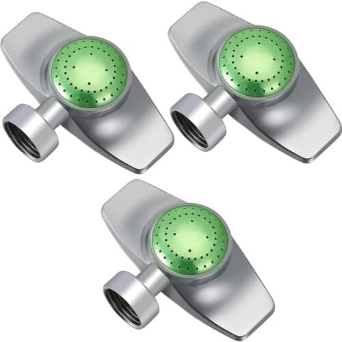 3 Pack Sprinklers Circle Pattern Spot Sprinkler Lawn Garden Rotating Water Adjustable 360 Degree Pattern Sprinkler Head