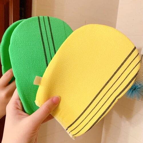 Exfoliating Gloves Massage Brush Sponge Wisp For Body Showers For Bathroom Hammam Shower Bath Glove Removal Kessa Peeling Towel