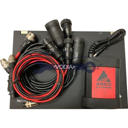 Agricultural Electronic Diagnostic Tool EDT For AGCO DIAGNOSTIC KIT (CANBOX)+T420 laptop FENDT FenDias Massey diagnostic