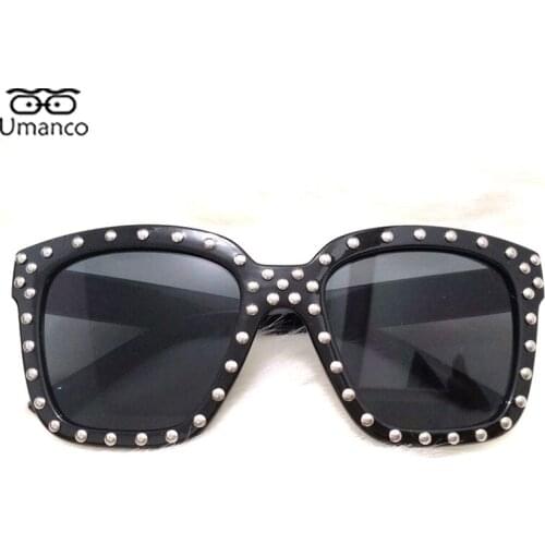 Big Size Sunglasses for Children PC Frame Little Nail Decoration Colorful Sun Glasses Boys Girls Square UV400 Shades Kids Gift