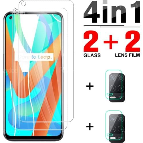 4 In 1 Full Cover Tempered Glass For OPPO Realme V13 5G Camera Lens Protective Glas For GT Neo 8 Pro Narzo 30 30A C21 C11 2021