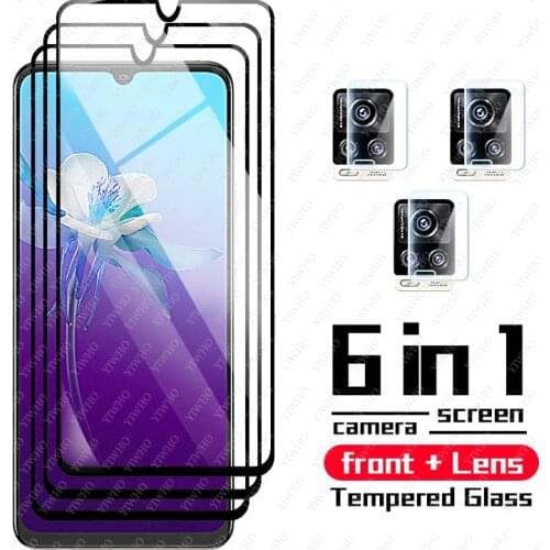 9H Full Cover Protective Glass For vivo v20 Tempered Glass vivov20 v 20 20v V2025 V2024 6.44" Screen Protector camera lens glass