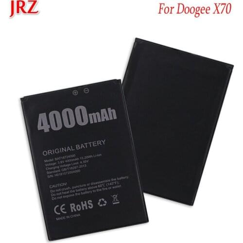 JRZ 3.8V 4000mAh battery For Doogee X70 Mobile Phone Replacement Batteries Bateria For Doogee X70