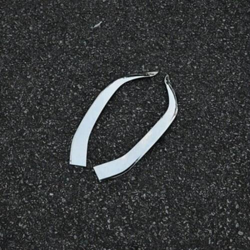 2Pcs Car ABS Chrome Rear Fog Light Lamp Cover trim For Tucson 2016