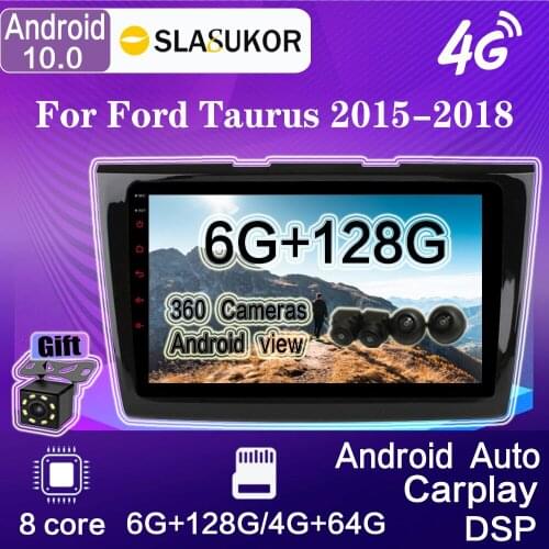 IPS For Ford Taurus 2015-2018 Android 10 Navigation Screen Carplay Multimedia Player Audio Car Radio Auto Stereo Head Unit GPS