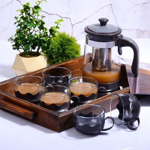 DOLBOVIKsv tea set kit-french press tea cup pad 7 prç. Mug кружка coffee cup cup اكواب قهوه tazas