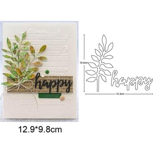 Branch Vine Metal Cutting Dies DIY Etched Dies mould background Craft Paper Card Making Scrapbooking Embossing die stencils