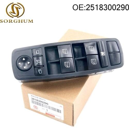 New Power Window Switch 2518300290 A2518300290 A 251 830 02 90 For Mercedes W164 GL320 GL350 GL450 ML320 ML350 ML450