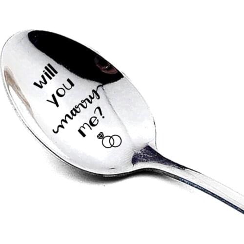 Gift for Girlfriend Boyfriend Souvenir Spoon Present Valentines Day Gift Wedding Gifts for Guests Bridesmaid Gift Party Favors