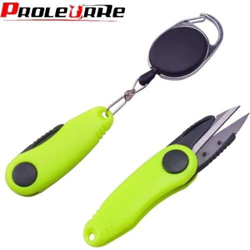 Portable Shrimp-Shaped Stainless Steel Fish Use Scissors Accessories Folding Fishing Line Cut Clipper Fishing Scissor Tackle