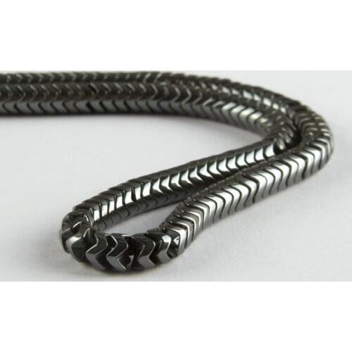 Twist knot Hematite Stone 6 mm