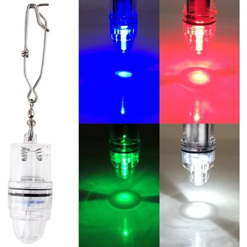 Durable Steel Deep Drop Fishing Light Multi Color Underwater Fish Attracting Indicator Lure LED Fishing Flash Light Bait