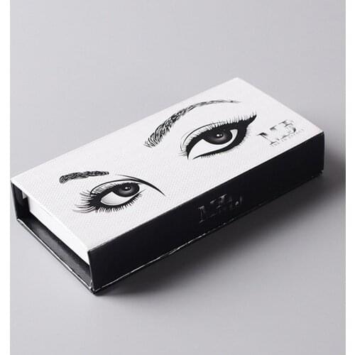 Wholesale 500pcs customization Empty High Quality personalized magnetic False Eyelash box Make yourself Logo 3D lashes Package