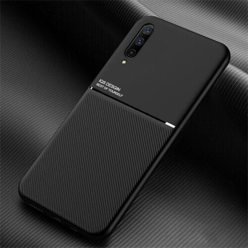 Luxury Frosted Business Leather Case For Samsung Galaxy A50 A50S A30S Magnetic Car Holder Phone Cover For Galaxy A50 A50S A30S