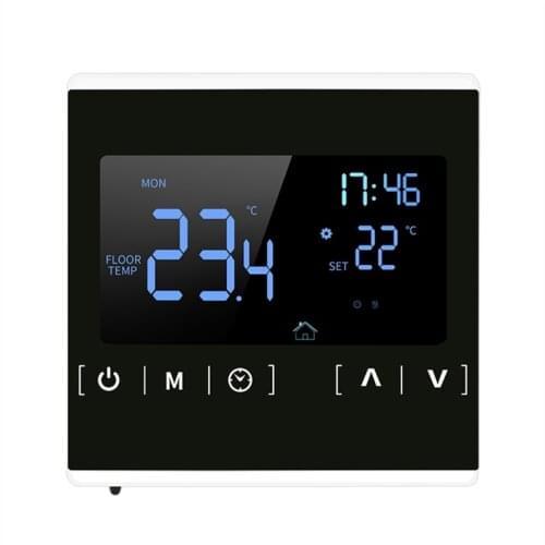 110V 120V 220V 230V Touch Screen Electric Heating Room Thermostat Temperature Controller Thermoregulator 16A Floor Heat