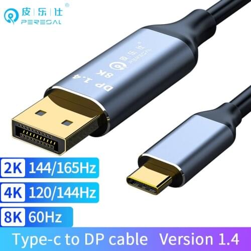 USB C to DisplayPort Cable USB 3.1 Type C DP Thunderbolt 3 Adapter for Samsung Galaxy S9/S8 Huawei Mate 30 Pro USB-C DP
