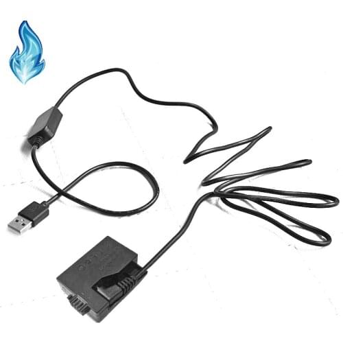 LPE10 DR-E10 DC Coupler USB PS700 Power Cable for Canon Camera EOS EOS 1100D 1200D 1300D 1500D 3000D Kiss X50 Rebel T3 T5 T6