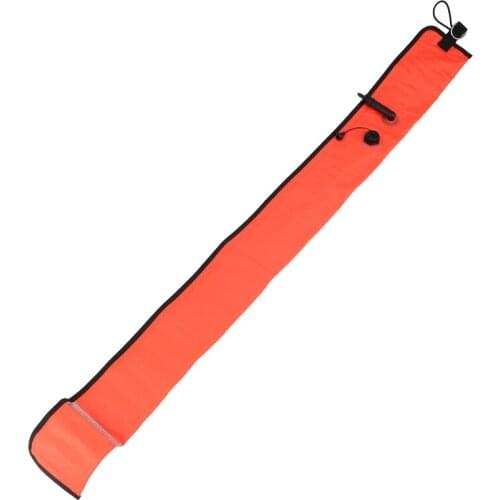 1M Scuba Diving Surface Marker Buoy SMB Signal Tube Safety Visibility Float Signal Tube
