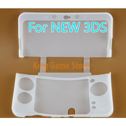 1pc/lot Replacement Colorful Protective Case Skin for New 3DS silicone case cover for Nintendo New 3DS Console