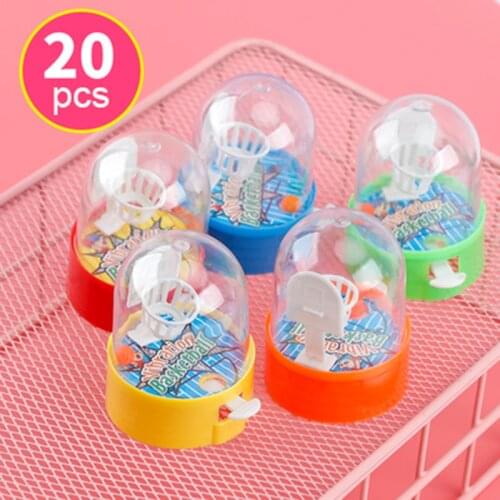 20pcs Party Favors for Kids Goodie Bags Fillers Mini Basketball Shoot Toys Party Gifts for Kids Birthday Carnival Prizes