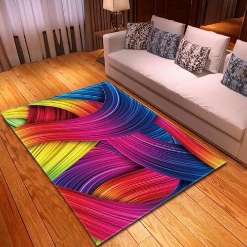 3D Children Rug Kids Room Floor Decoration Large Carpet Modern Living Room Carpet Home Hallway Bedroom Bedside Mats