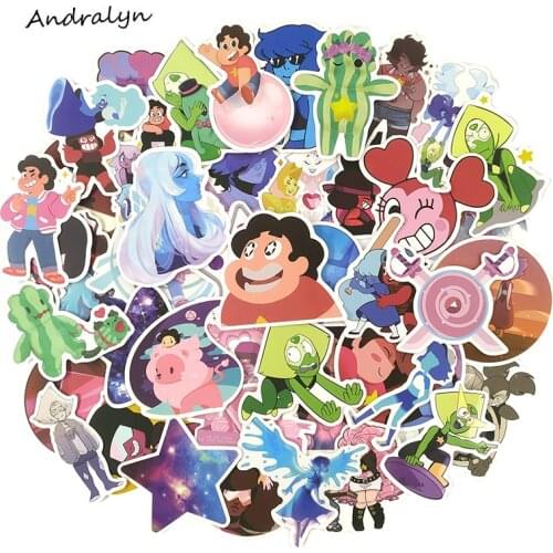 10/50Pcs Steven Universe Cartoon Stickers for Mobile Phone Laptop Luggage Skateboard Decal Stickers For Kid