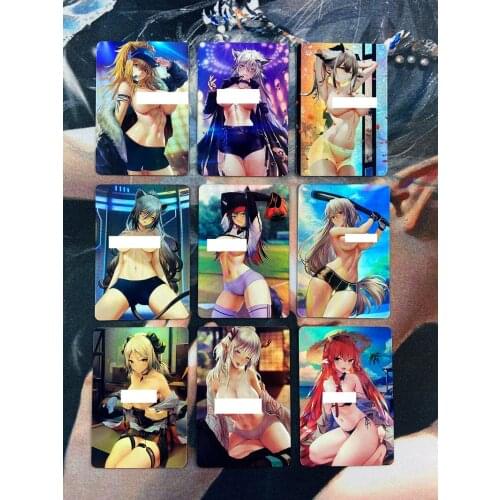 9pcs/set ACG Beauty Arknights Sexy Girls Refraction No.1 Toys Hobbies Hobby Collectibles Game Anime Collection Cards