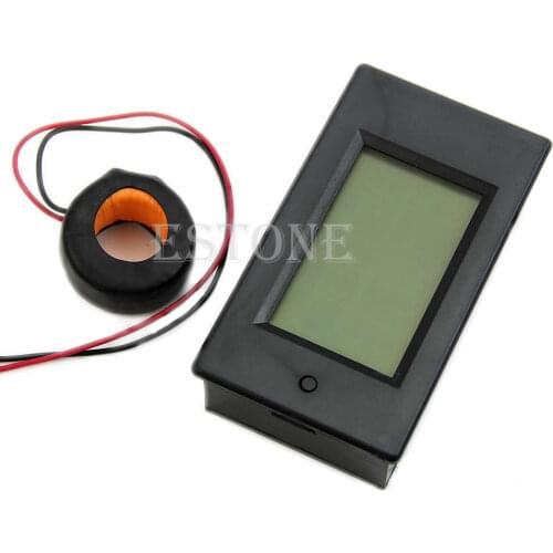 AC 100A LCD Digital Volt Watt Power Meter Ammeter Voltmeter 110V 220V New
