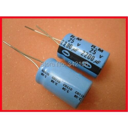 Free Shipping!!! 5pcs Electrolytic capacitors / 25V/2200UF / Volume 16'' 27MM