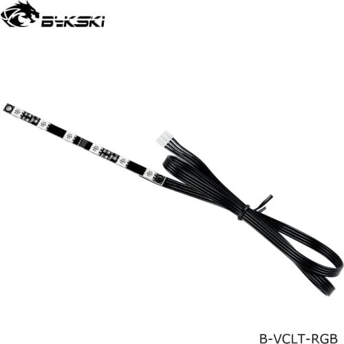 Bykski 12v RGB Light Strip ,LED CPU ,GPU Water Cooling Light Strip ,70/100/150/200mm Length,Support Sync Motherboard,B-VCLT-RGB