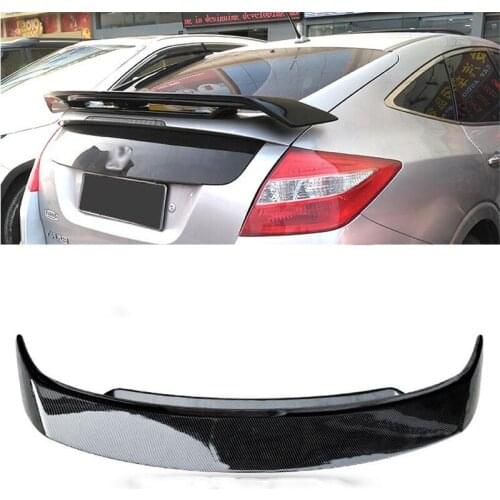 CEYUSOT FOR Rear Window Spoiler Wing Honda Accord Crosstour ABS Double Tail Fin Accord Hatchback Car Accessories Spoiler 2011-16