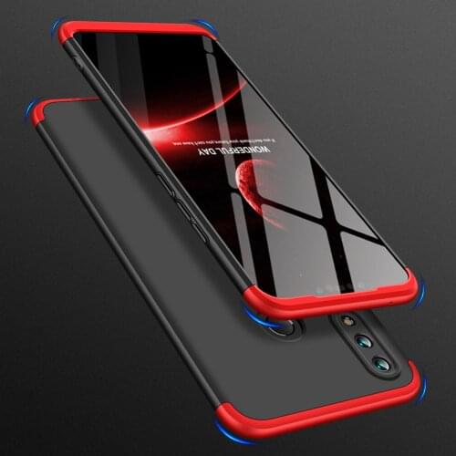 Huawei Nova 3i Nova3e Case 360 Degree Protected Full Cover Phone Case for Huawei Nova 3E Case Shockproof Cover + Glass Protector