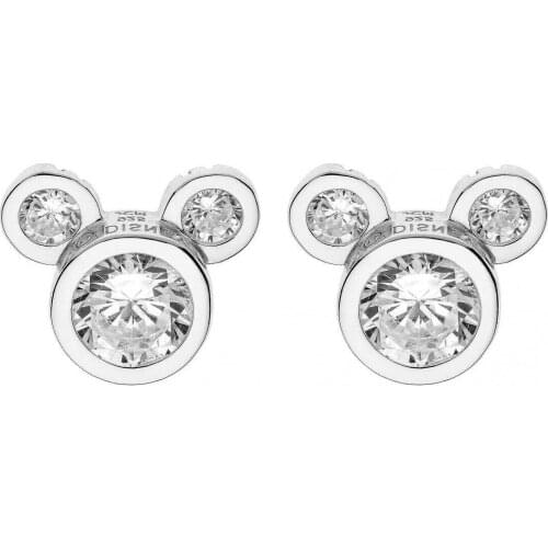 Disney silver earrings female child Mickey Mouse Minnie July E905162RJUYL