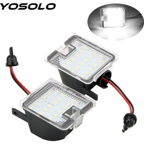 For Ford Focus 3 Kuga 2 S-Max WA6 2 Mondeo 4 5 Grand C-max 2 Escape LED Under Side Mirror Puddle Light Car Door Welcome Light