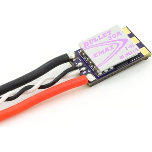 EMAX D-SHOT Bullet Series 30A 2-4S BLHELI_S ESC 3.9g Support Onshot42 Multishot