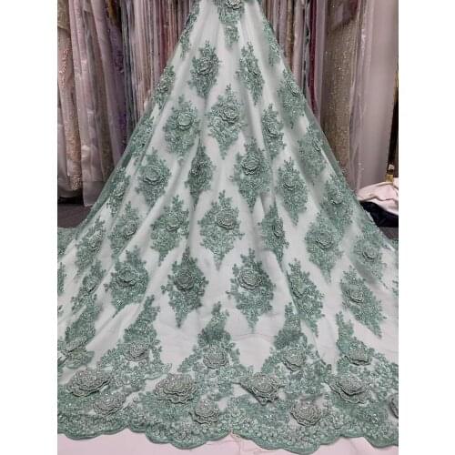 Exquisite handmade three-dimensional 3D applique + beautiful bead embroidery, suitable for fashionable ladies' skirts