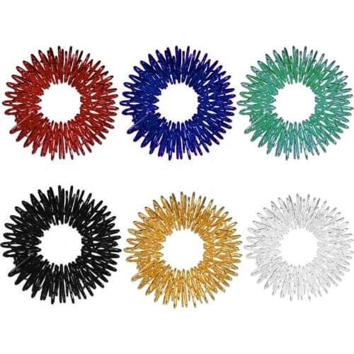 5pcs Finger massager massage Ring Health Care Set Home Use Health Care Tools Acupressure figure Massager Relax Finger Hand Care