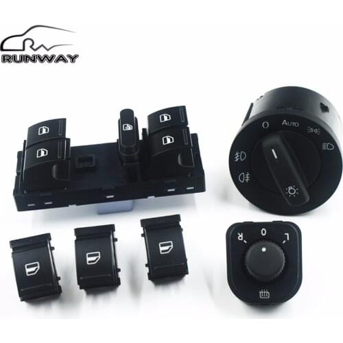 Mirror headlight window switch For VW jetta mk5 golf 5 6 tiguan passat b6 CC 5ND 941 431B 1K0 959 565H 7L6 959 855 1K4 959 857